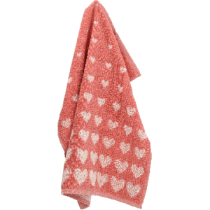 Handdoek - Hearts - Pink